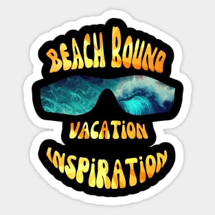 Beach Bound Sticker